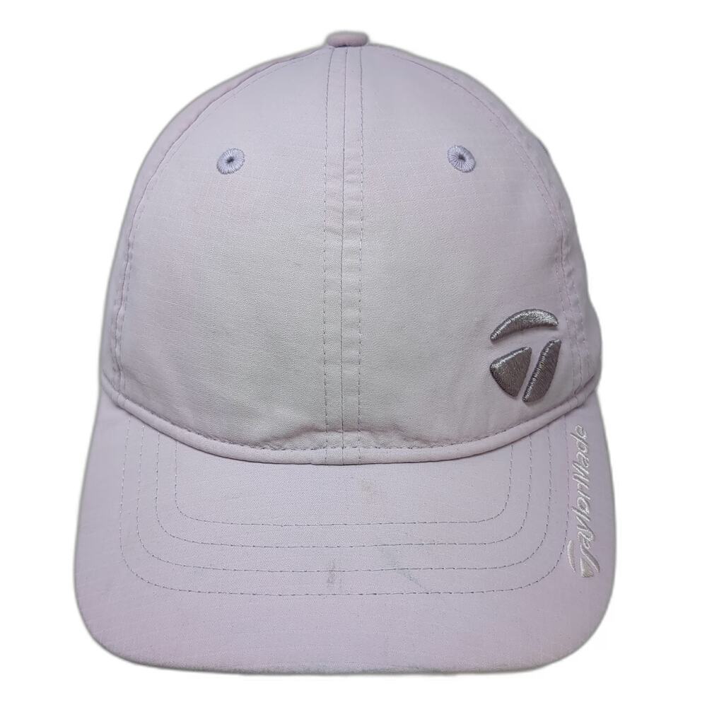 TaylorMade Baseball Cap Purple One Size Hat Polyester Strapback Embroidered Golf